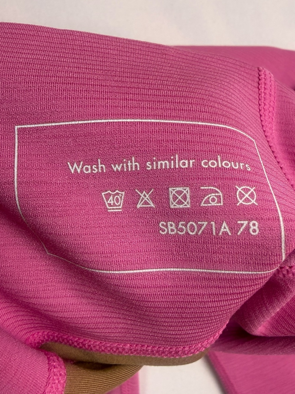 Sweaty Betty Super Sculpt 7/8 Leggings Pink High Rise Pocket Yoga US 12 - Picture 5 of 9